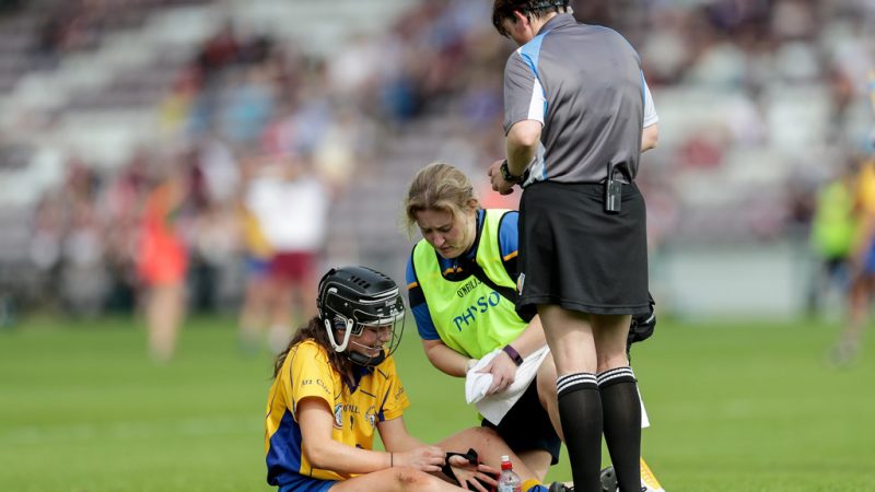 Ciara Doyle receives medical attention 9/6/2018