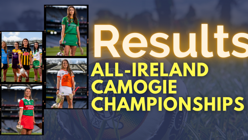 RESULTS: All-Ireland Camogie Championships 25.07.2021