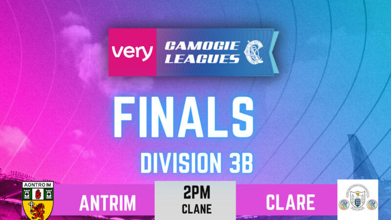 Very Camogie Finals – Division 3B & 2B