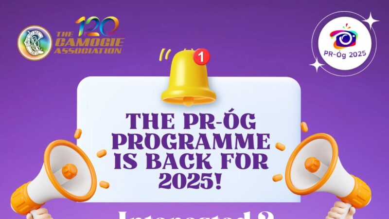 Applications Now Open for the Camogie Association’s PR-Óg Programme 2025!